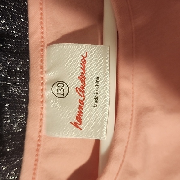 Hanna Andersson Hirls pink tulle layered dress size 8 US - Picture 4 of 4